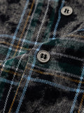 Men's Plaid Button-Up Shirt - Velora Luxury Fashion