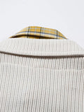 Men's Plaid Collar Short Sleeve Ribbed Polo - Velora Luxury Fashion