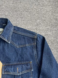 Men's Plus Size Button Up Washed Denim Shirt - Velora Luxury Fashion