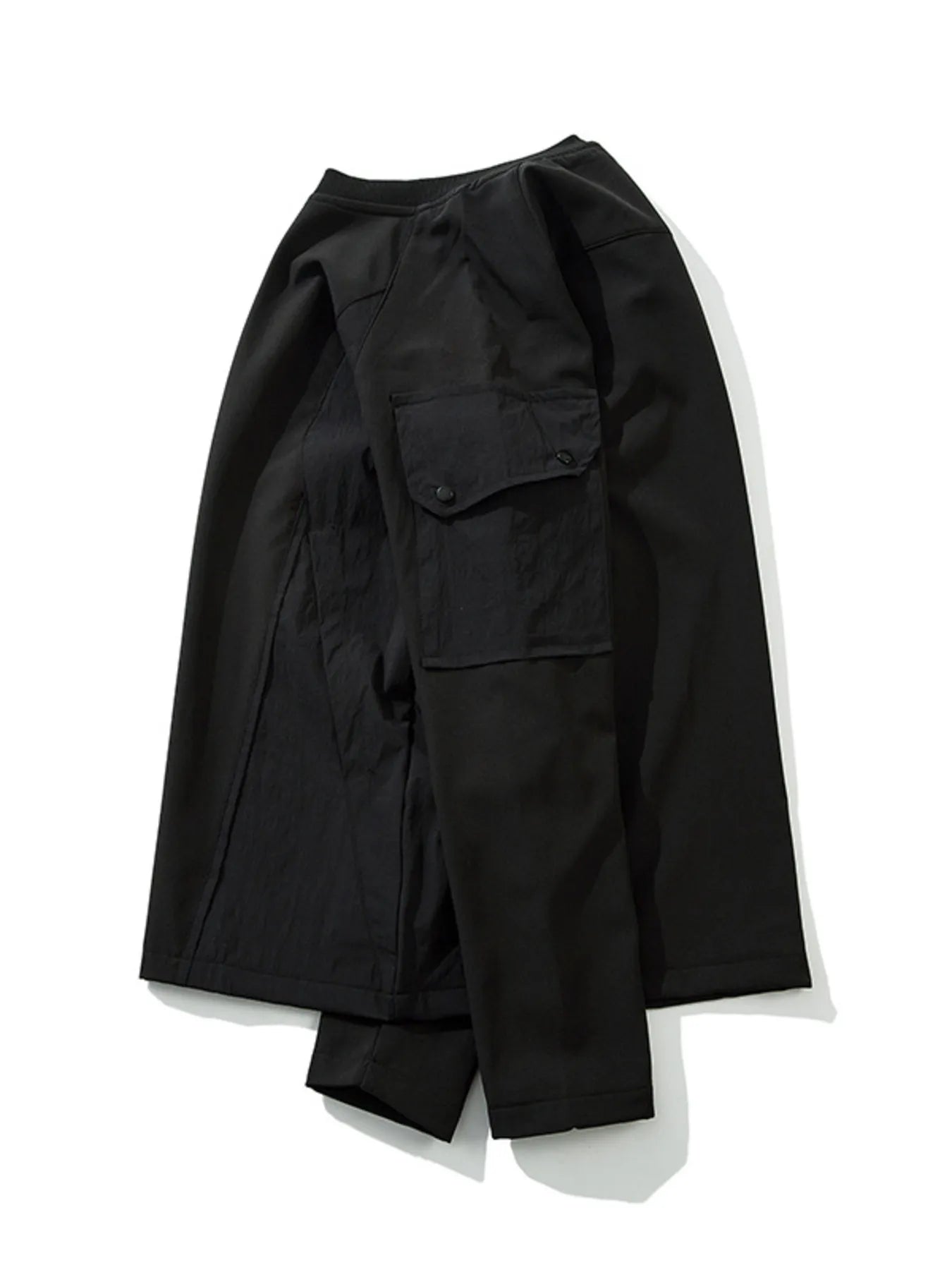 Men's Plus Size Crew Neck Long Sleeve Sweatshirt - Velora Luxury Fashion