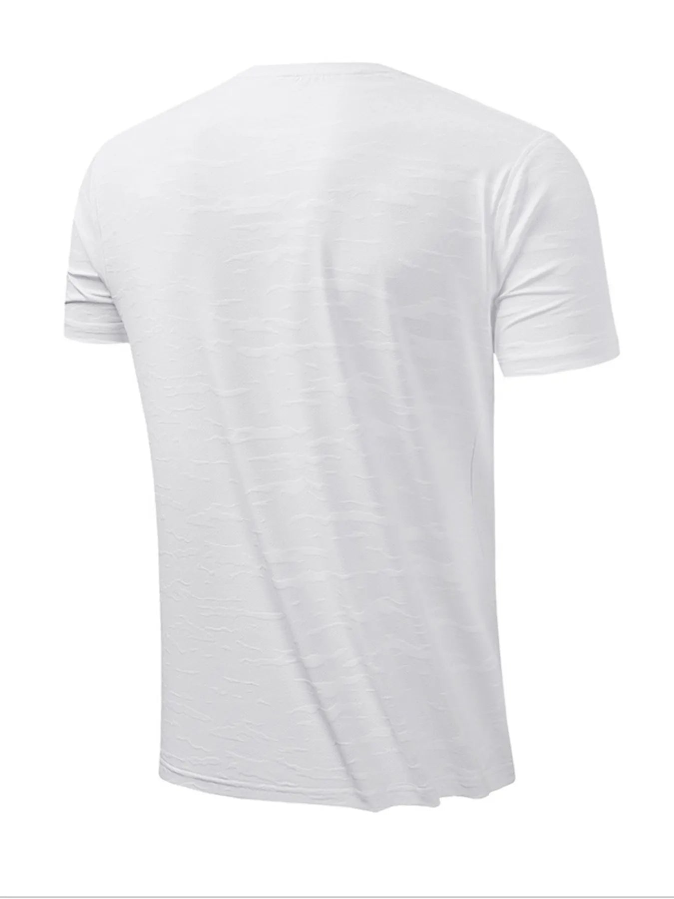 Men's Plus Size Round Neck Short Sleeve Active T-Shirt - Velora Luxury Fashion