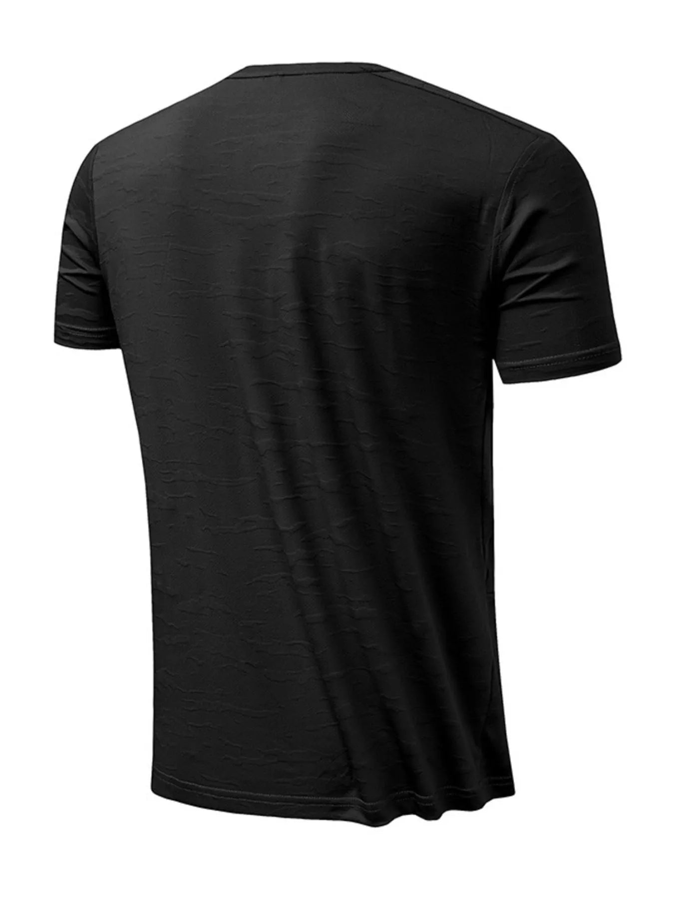 Men's Plus Size Round Neck Short Sleeve Active T-Shirt - Velora Luxury Fashion