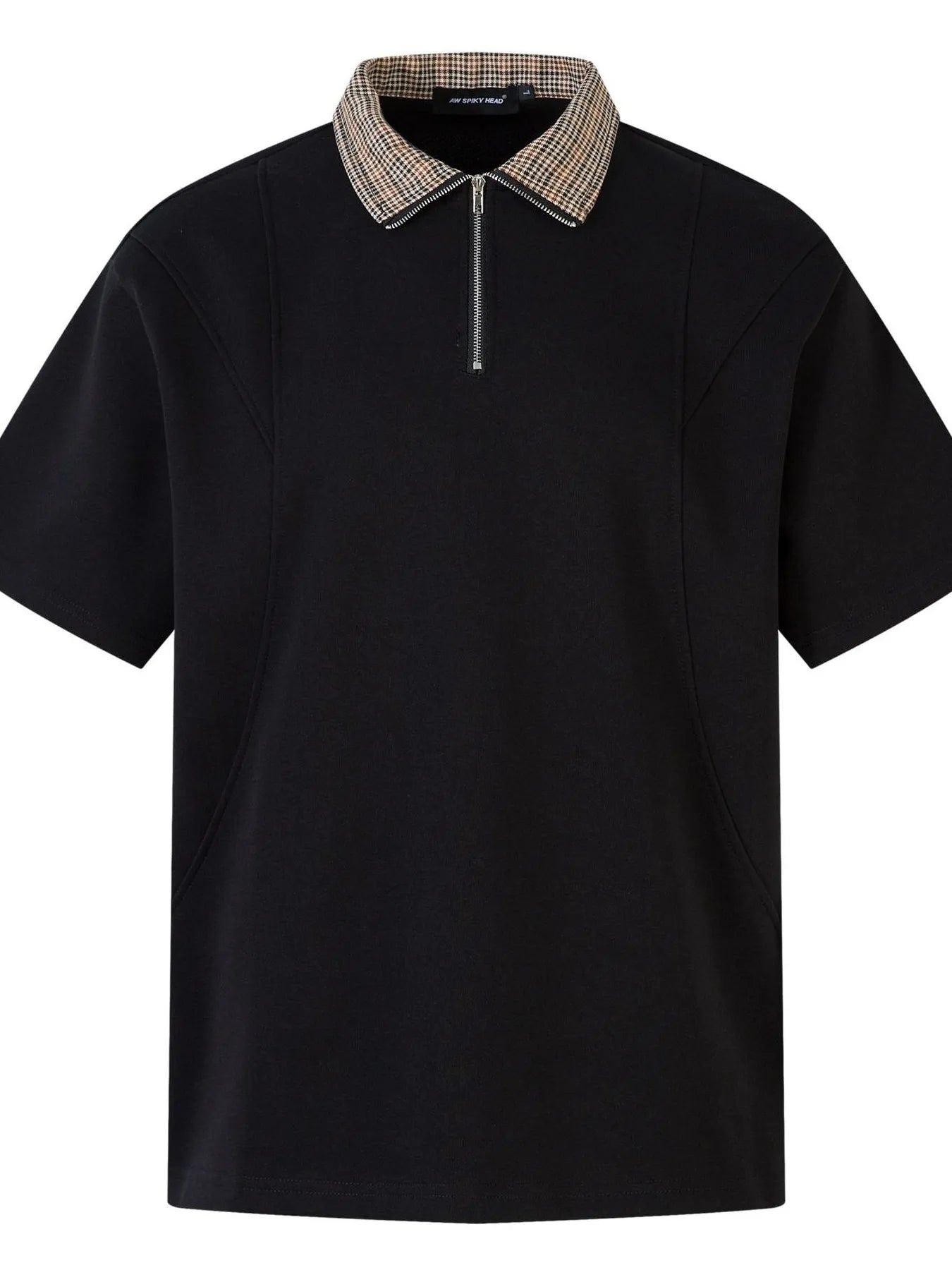 Men's Quarter Zip Short Sleeve Polo - Velora Luxury Fashion