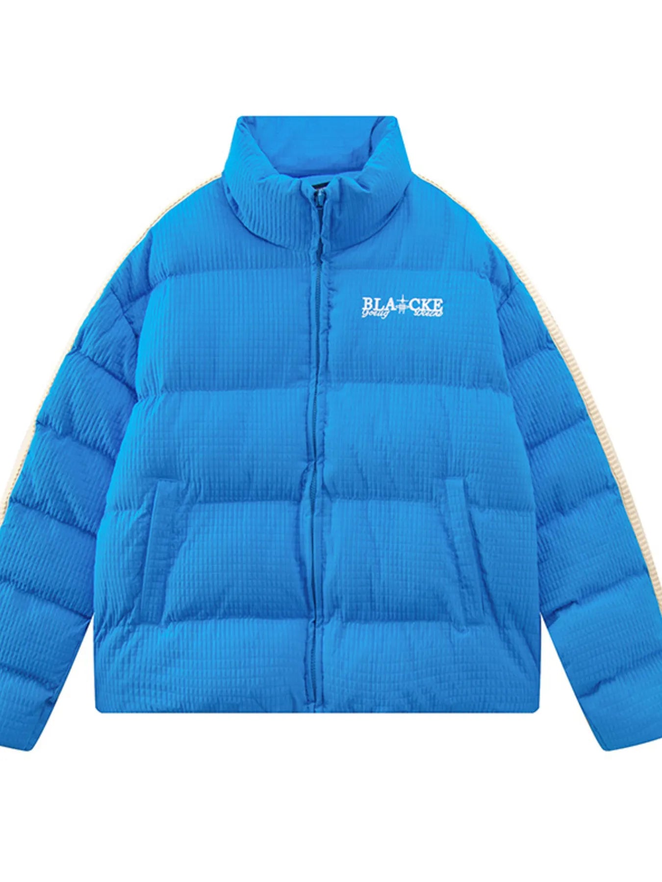 Men's Quilted Zip Up Puffer Jacket - Velora Luxury Fashion