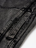 Men's Raw Hem Button Up Sleeveless Denim Jacket - Velora Luxury Fashion