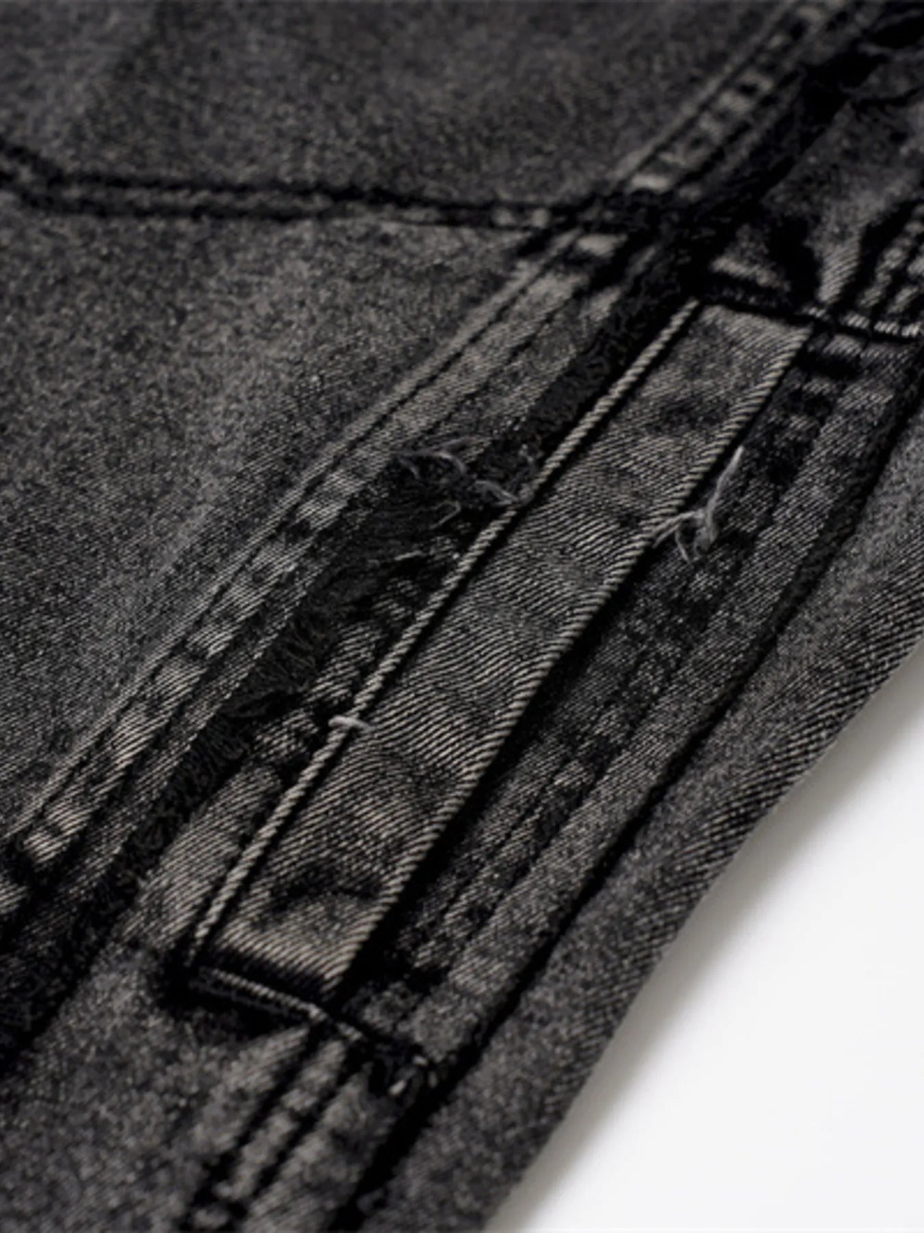 Men's Raw Hem Button Up Sleeveless Denim Jacket - Velora Luxury Fashion