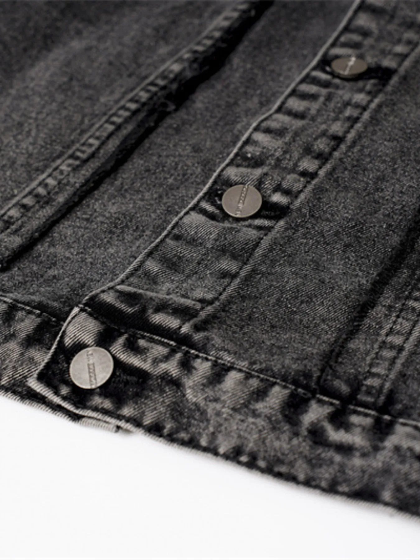 Men's Raw Hem Button Up Sleeveless Denim Jacket - Velora Luxury Fashion