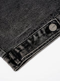 Men's Raw Hem Button Up Sleeveless Denim Jacket - Velora Luxury Fashion