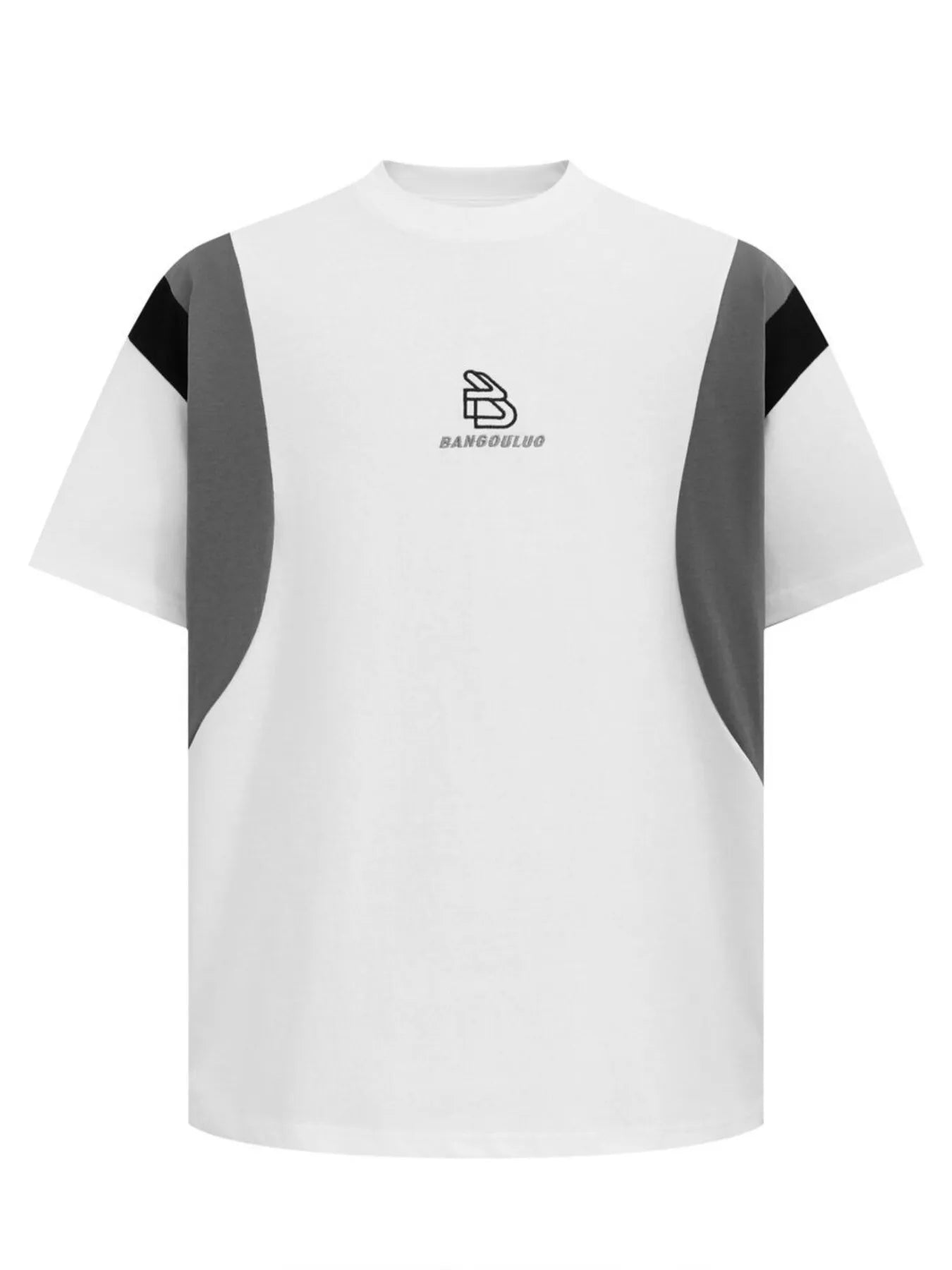 Men's Round Neck Color Block T-Shirt - Velora Luxury Fashion