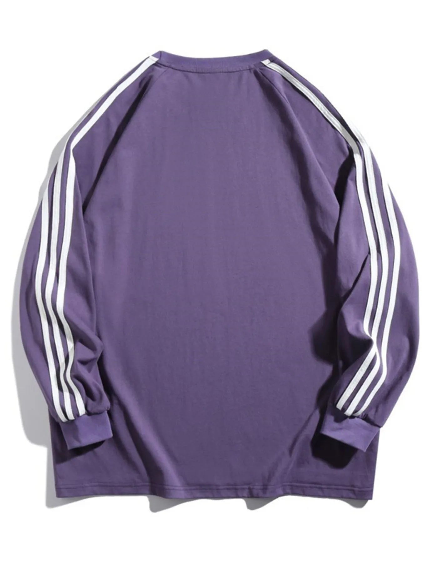 Men's Side Striped Long Sleeve Sweatshirt - Velora Luxury Fashion