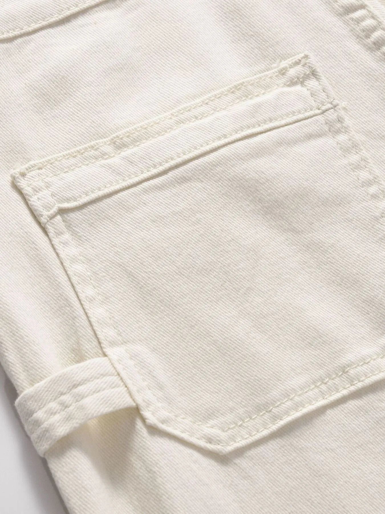 Men's Slim Straight Jeans with Snap Detail - Velora Luxury Fashion