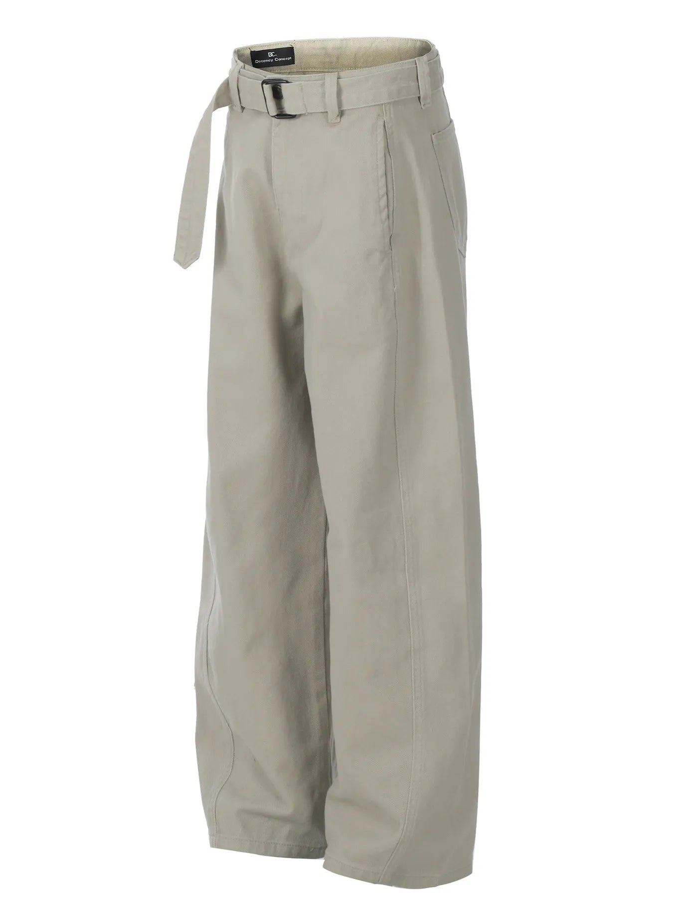 Men's Straight Cargo Pants with Belted - Velora Luxury Fashion