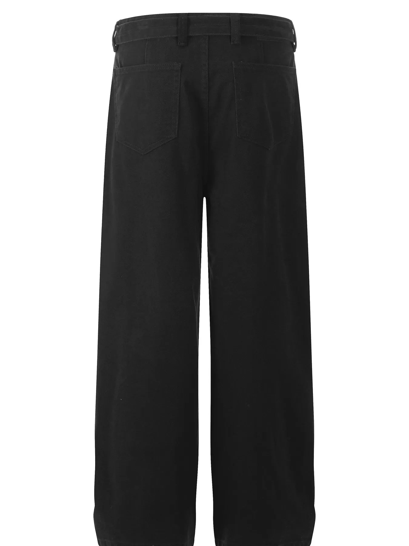 Men's Straight Cargo Pants with Belted - Velora Luxury Fashion