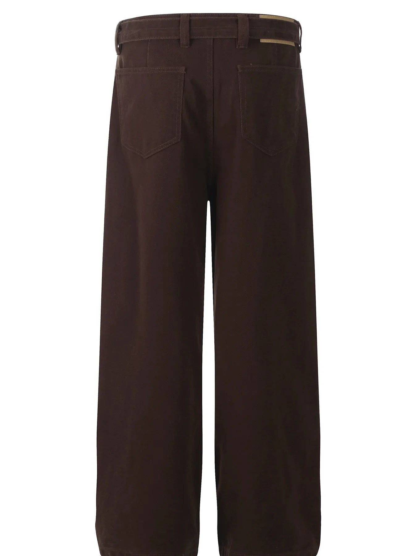 Men's Straight Cargo Pants with Belted - Velora Luxury Fashion