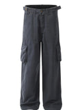 Men's Straight Cargo Pants with Multiple Pockets - Velora Luxury Fashion