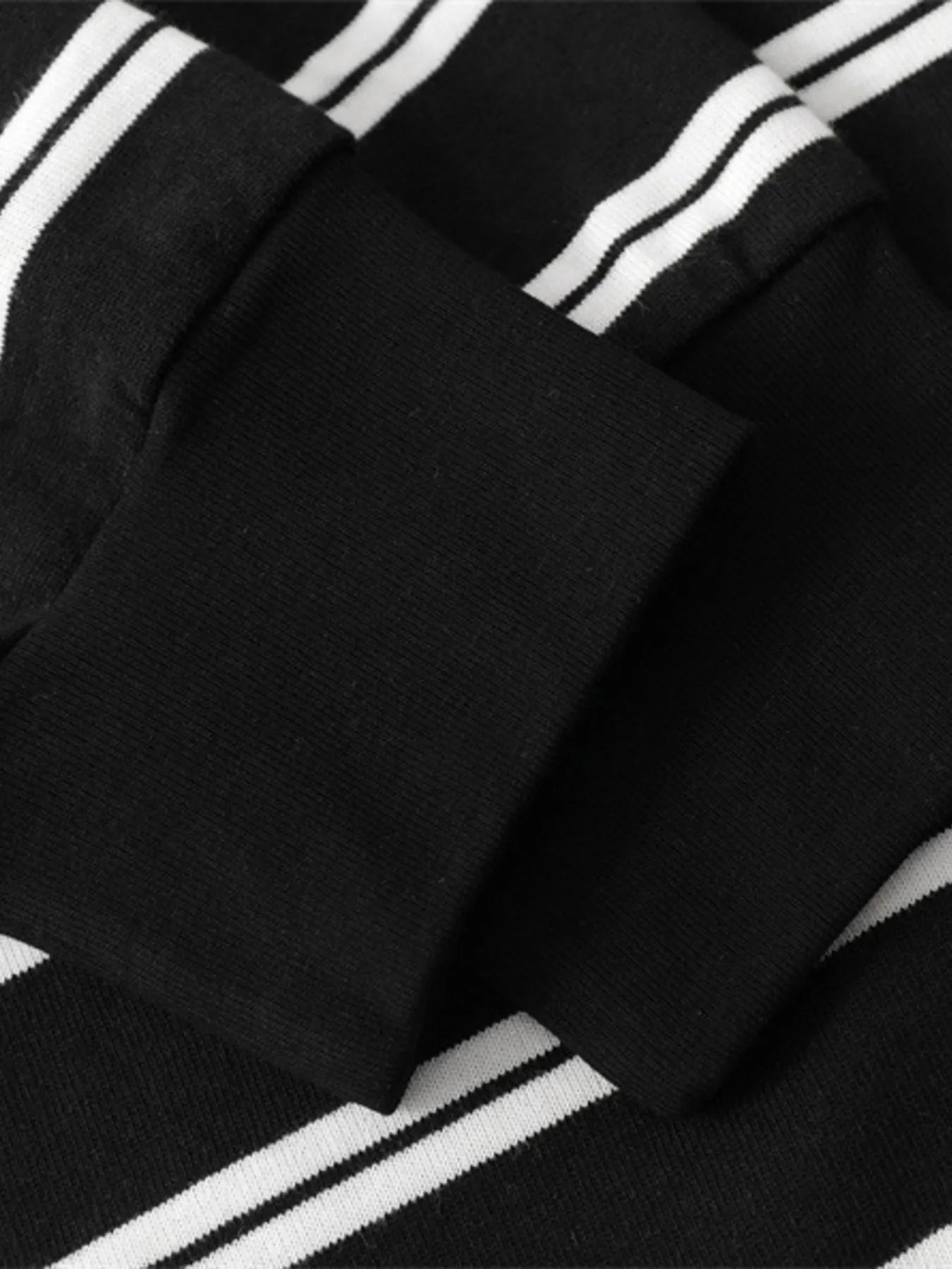 Men's Striped Round Neck Long Sleeve T-Shirt - Velora Luxury Fashion