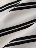 Men's Striped Round Neck Long Sleeve T-Shirt - Velora Luxury Fashion