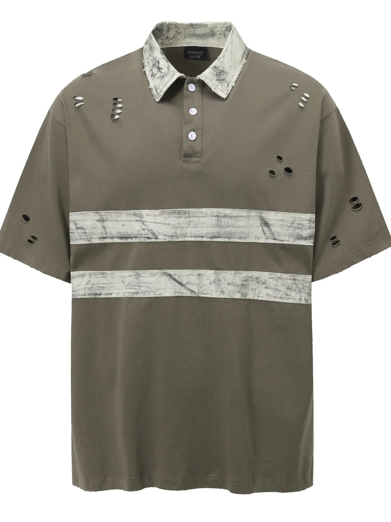 Men's Striped Short Sleeve Polo - Velora Luxury Fashion