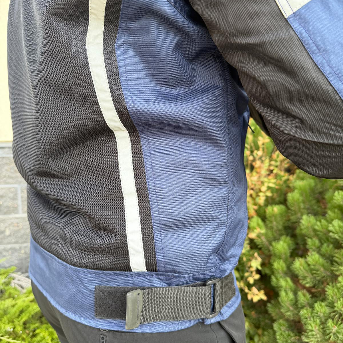 Men's Textile Motorcycle Jacket. Protective Armor, Reflective Strips & Multiple Pockets - Velora Luxury Fashion