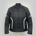 Men's Textile Motorcycle Jacket. Protective Armor, Reflective Strips & Multiple Pockets - Velora Luxury Fashion