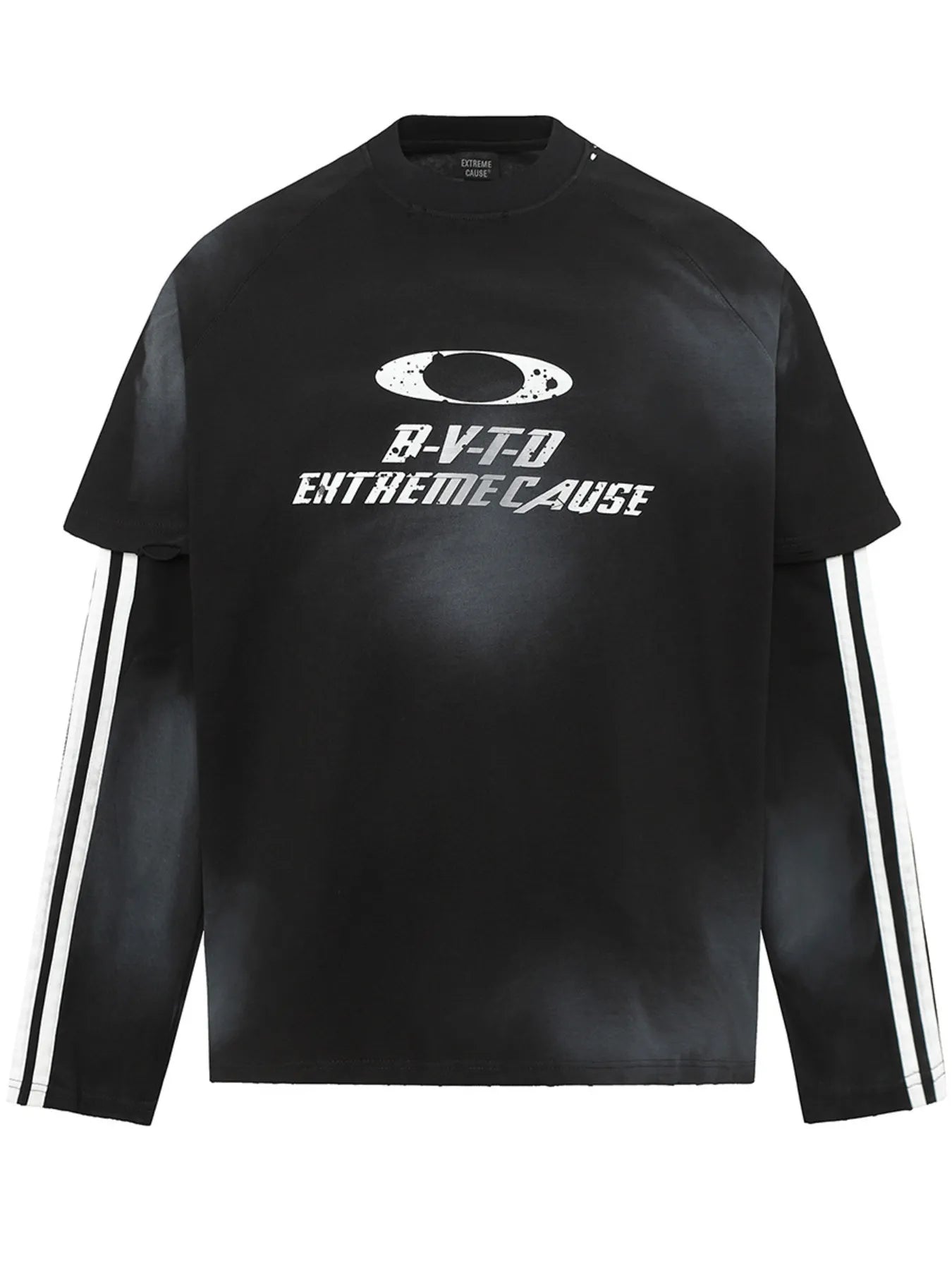 Men's Two-Layer Long Sleeve Graphic Sweatshirt - Velora Luxury Fashion