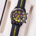 Men's Vintage Quartz Watch with 6 Needles - Ferrari Style - Velora Luxury Fashion