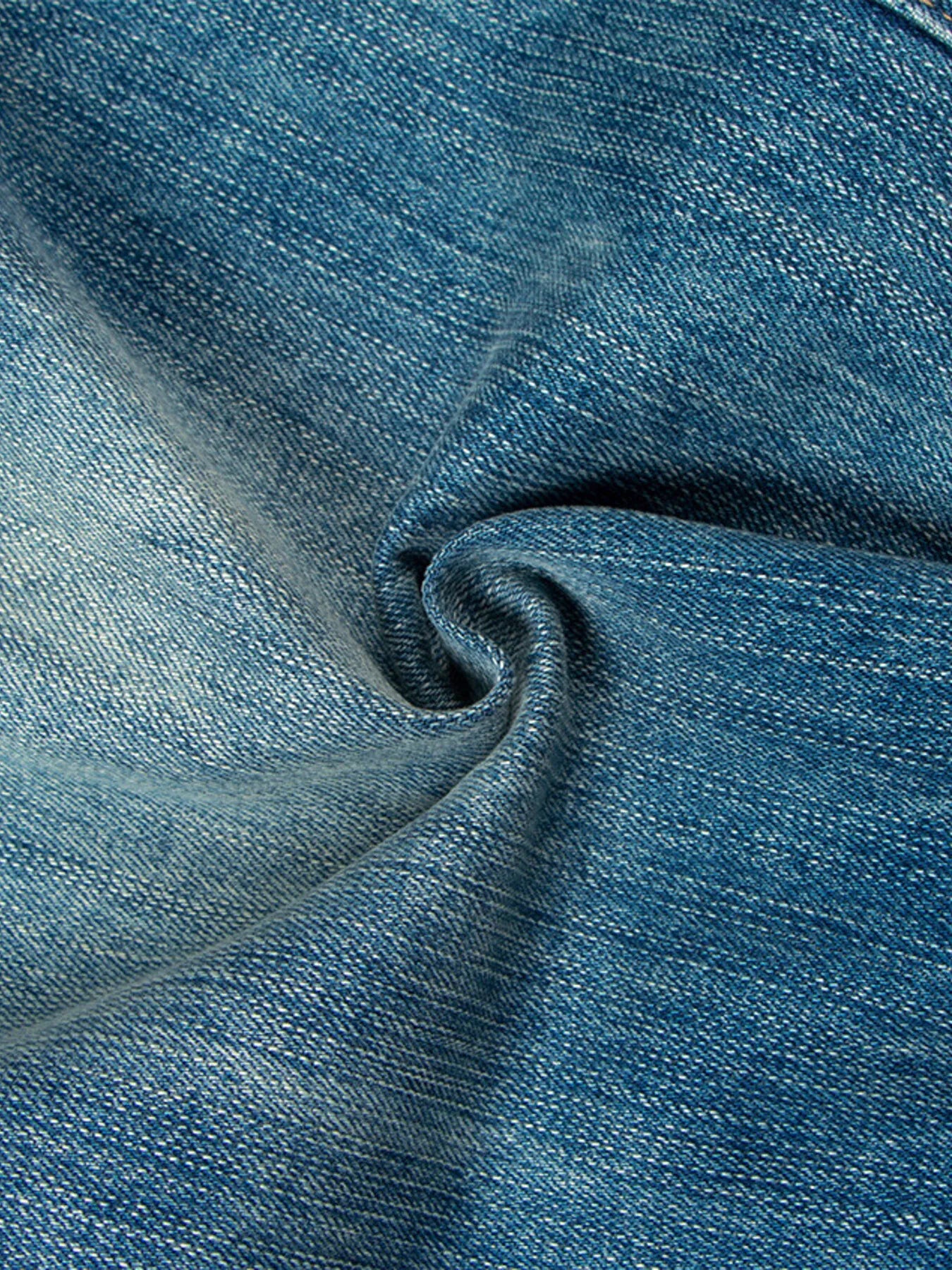 Men's Vintage Washed Curved Jeans - Velora Luxury Fashion