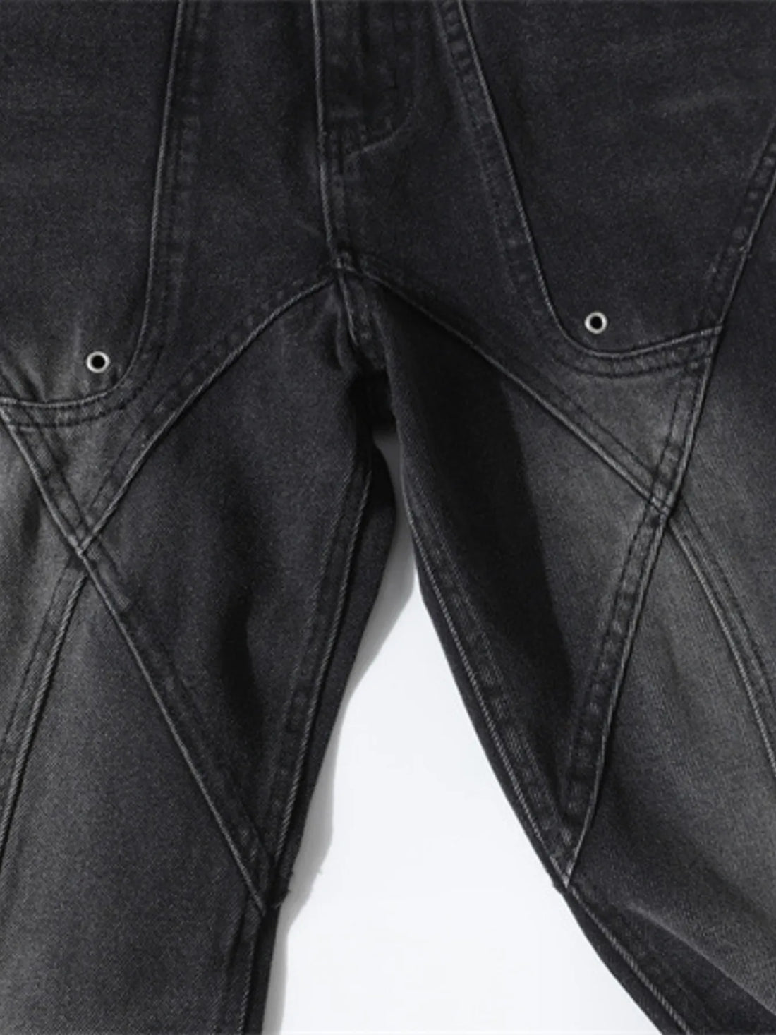 Men's Wash Wide Leg Flare Jeans - Velora Luxury Fashion