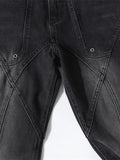 Men's Wash Wide Leg Flare Jeans - Velora Luxury Fashion