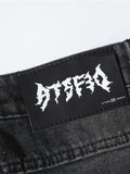 Men's Wash Wide Leg Flare Jeans - Velora Luxury Fashion