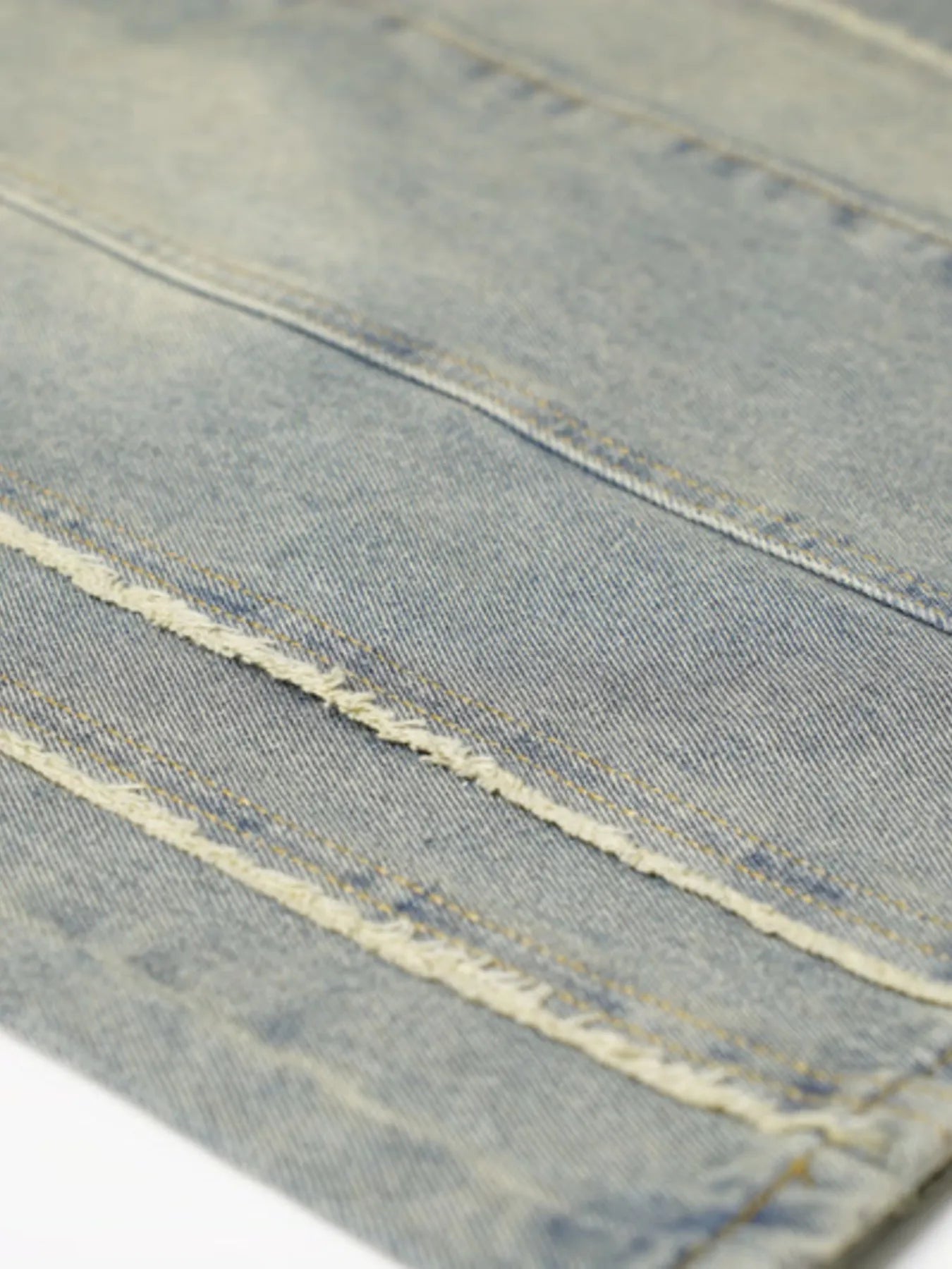 Men's Washed Wide Leg Jeans - Velora Luxury Fashion