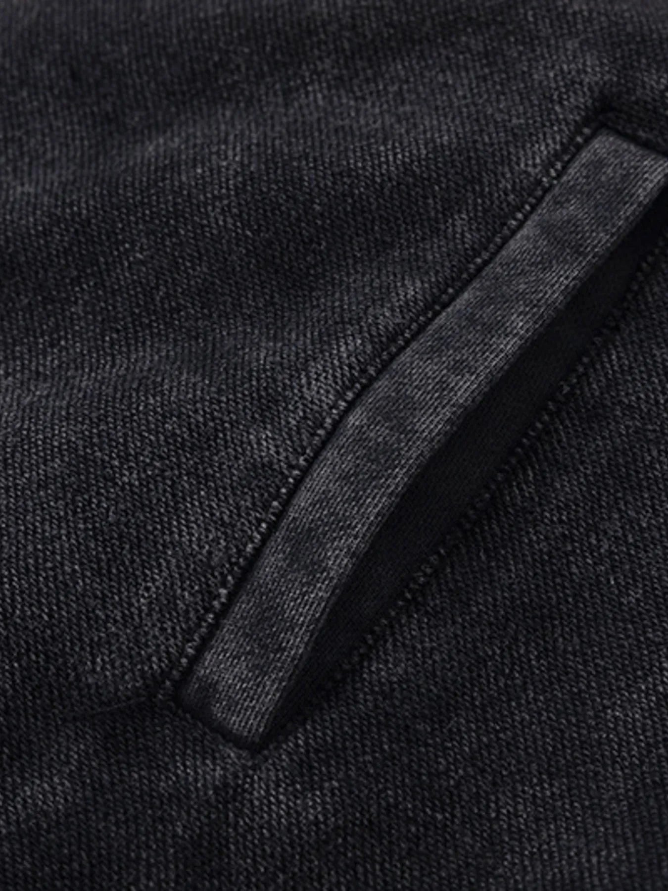 Men's Washed Zip-Up Hoodie with Pockets - Velora Luxury Fashion