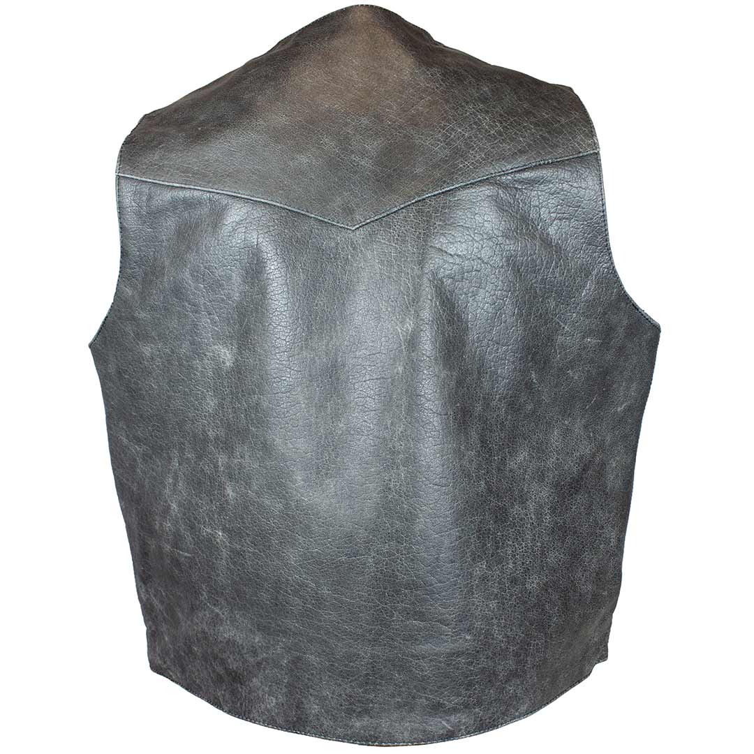 Men's Western Patch Vest - Velora Luxury Fashion