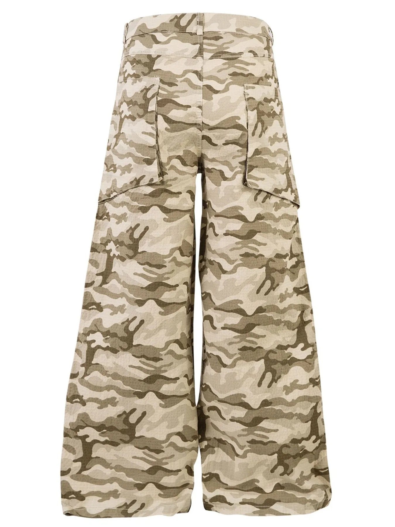 Men's Wide Leg Camo Print Cargo Pants - Velora Luxury Fashion