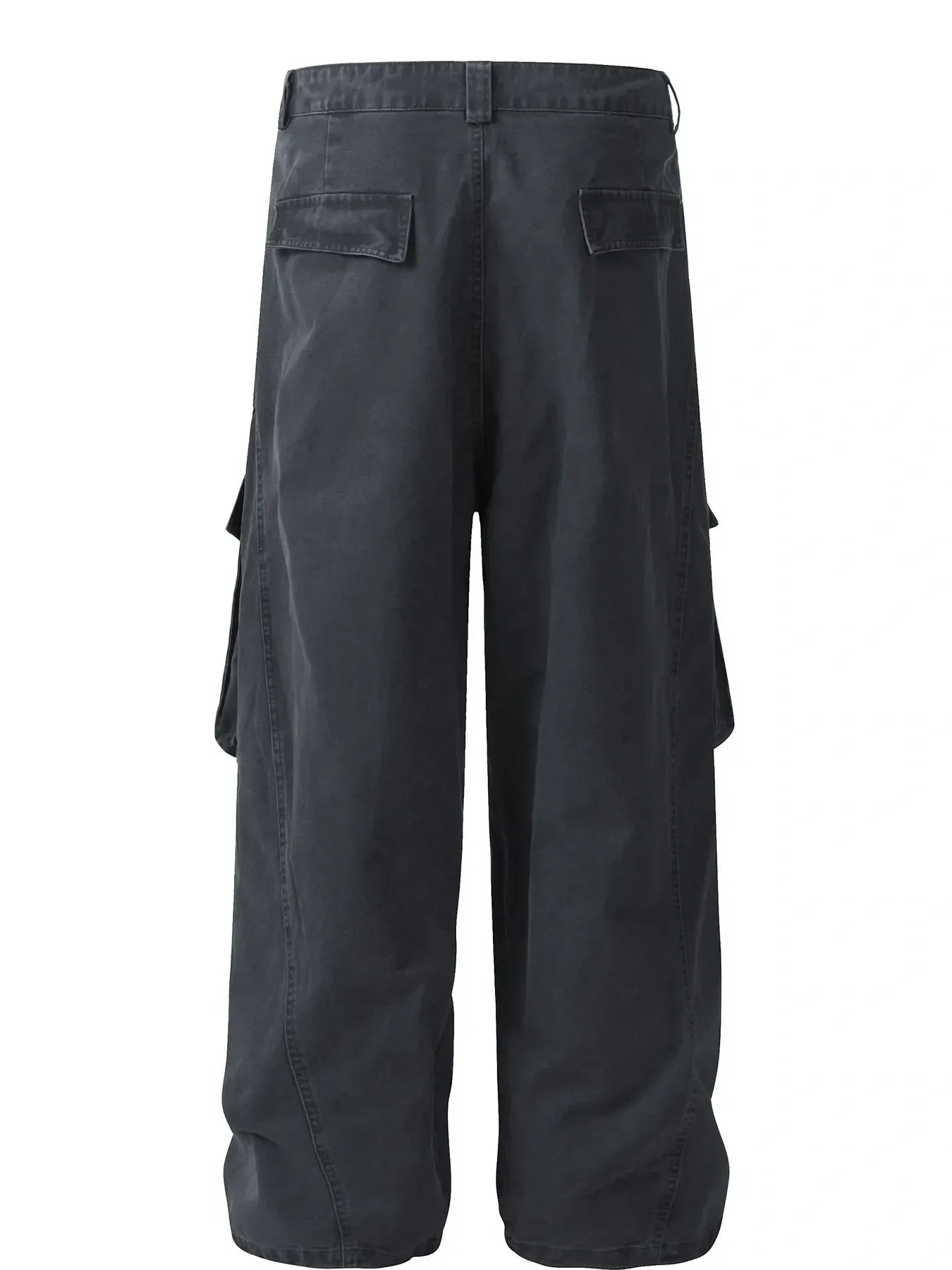 Men's Wide Leg Cargo Pants with Multi Pockets - Velora Luxury Fashion