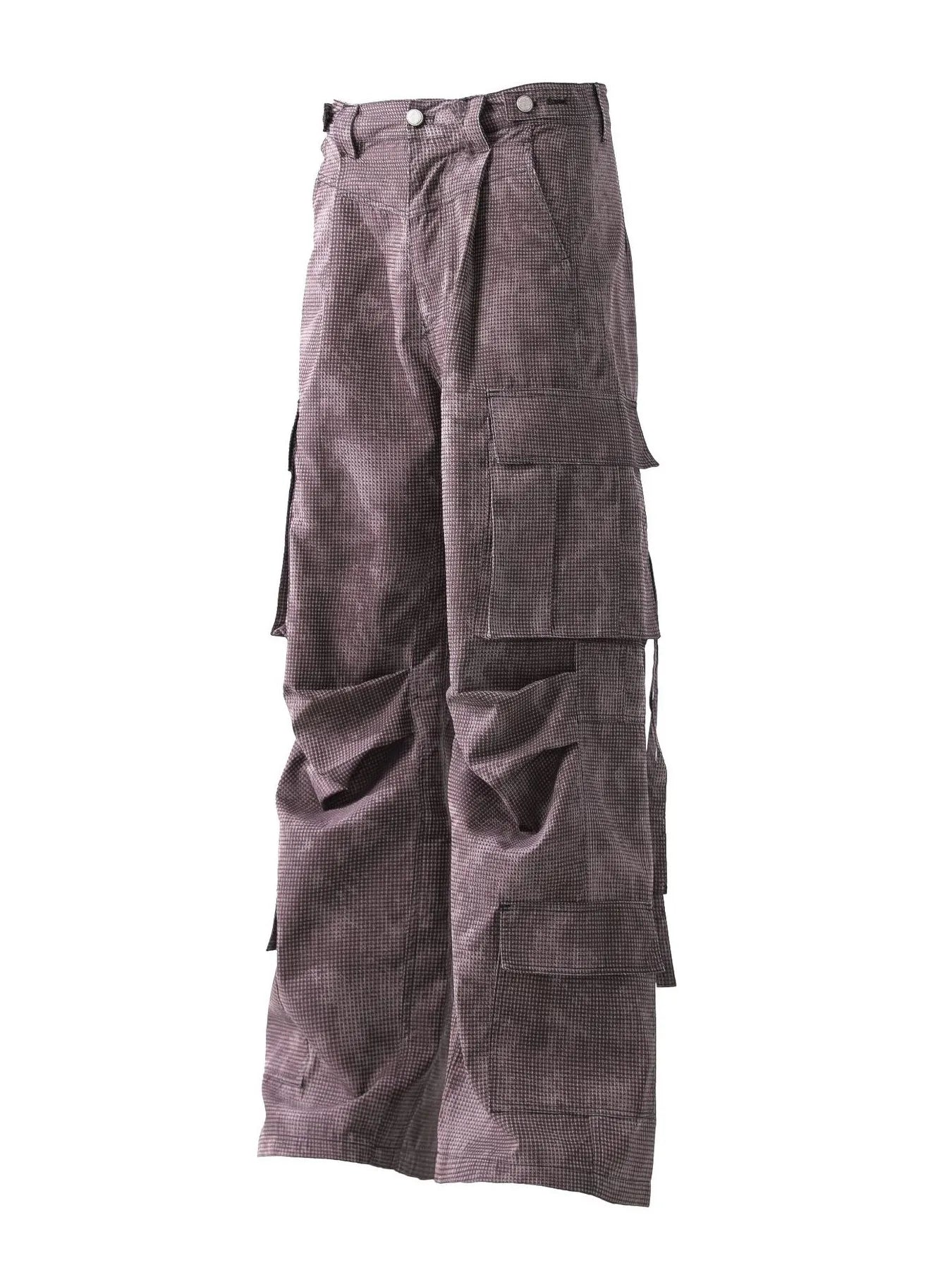 Men's Wide Leg Cargo Pants with Multiple Pockets - Velora Luxury Fashion