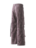 Men's Wide Leg Cargo Pants with Multiple Pockets - Velora Luxury Fashion
