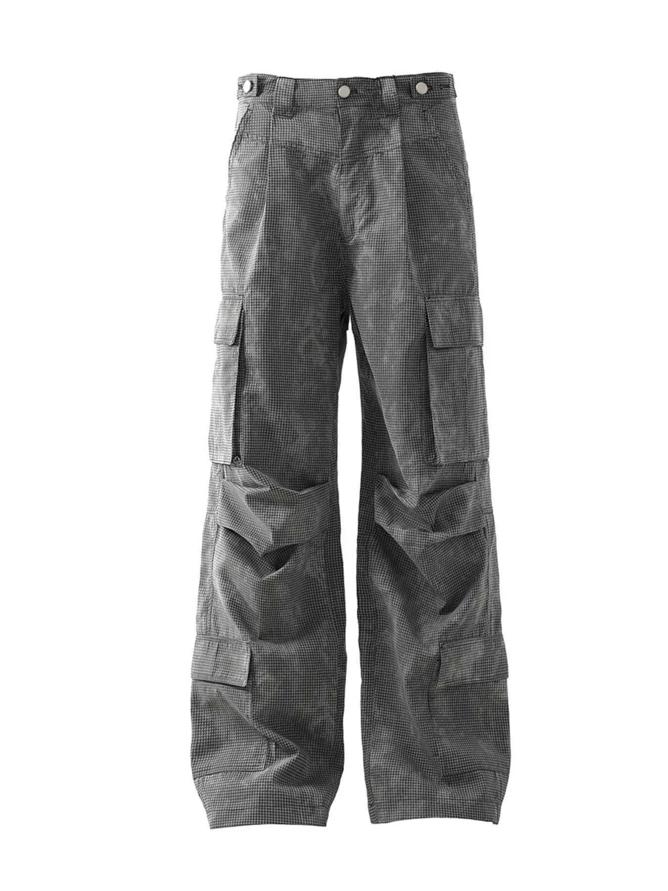 Men's Wide Leg Cargo Pants with Multiple Pockets - Velora Luxury Fashion