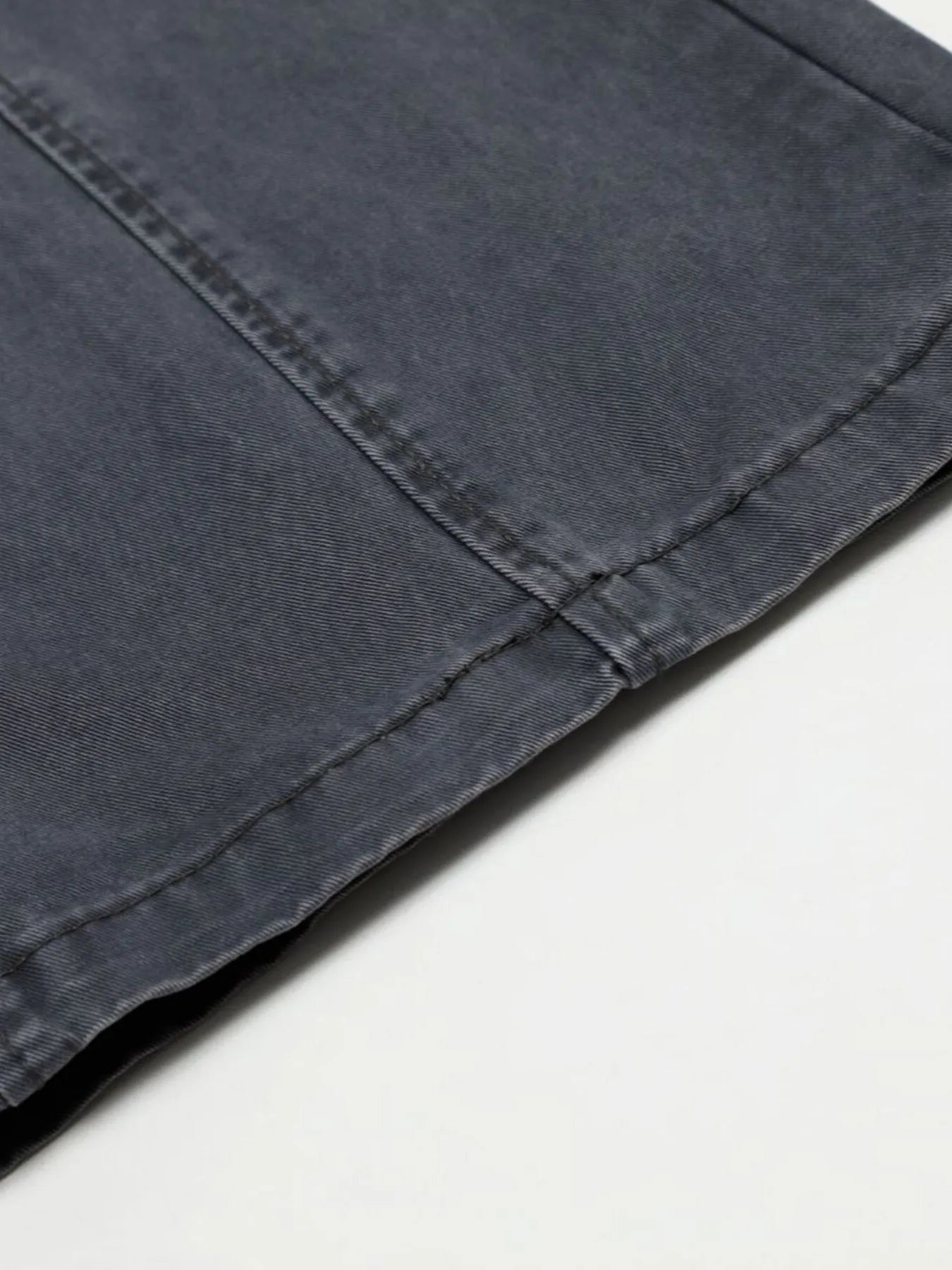 Men's Wide Leg Cargo Pants with Stitching Detail - Velora Luxury Fashion