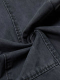 Men's Wide Leg Cargo Pants with Stitching Detail - Velora Luxury Fashion