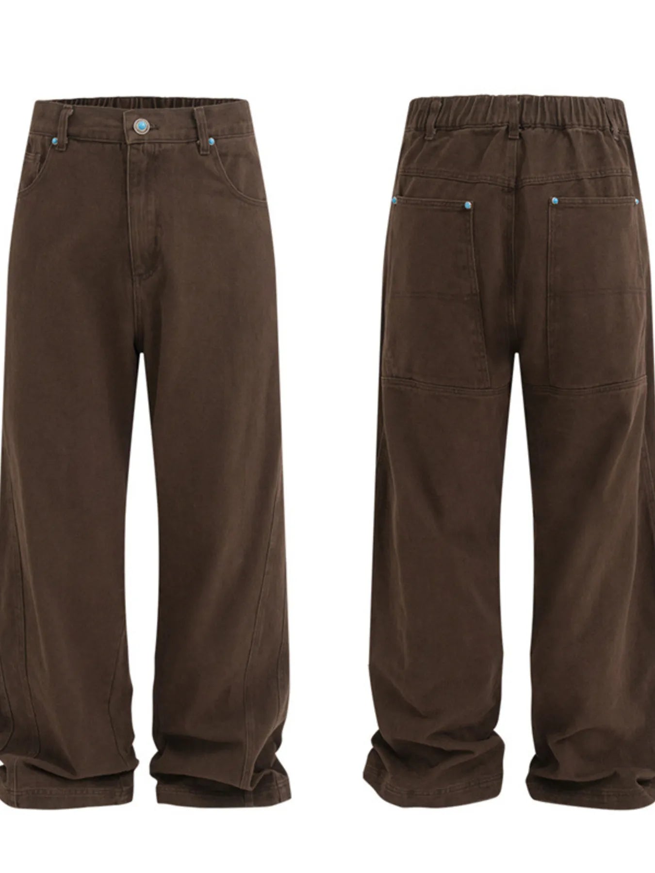 Men's Wide Leg Casual Pants - Velora Luxury Fashion
