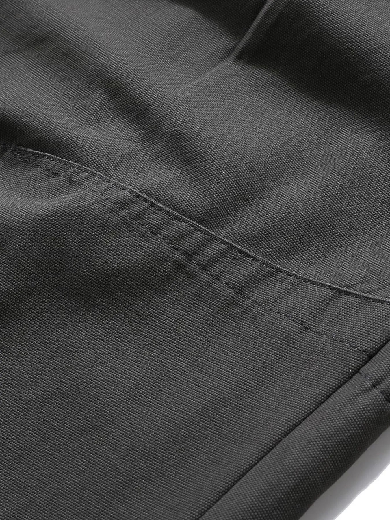 Men's Wide Leg Drawstring Cargo Curved Pants - Velora Luxury Fashion