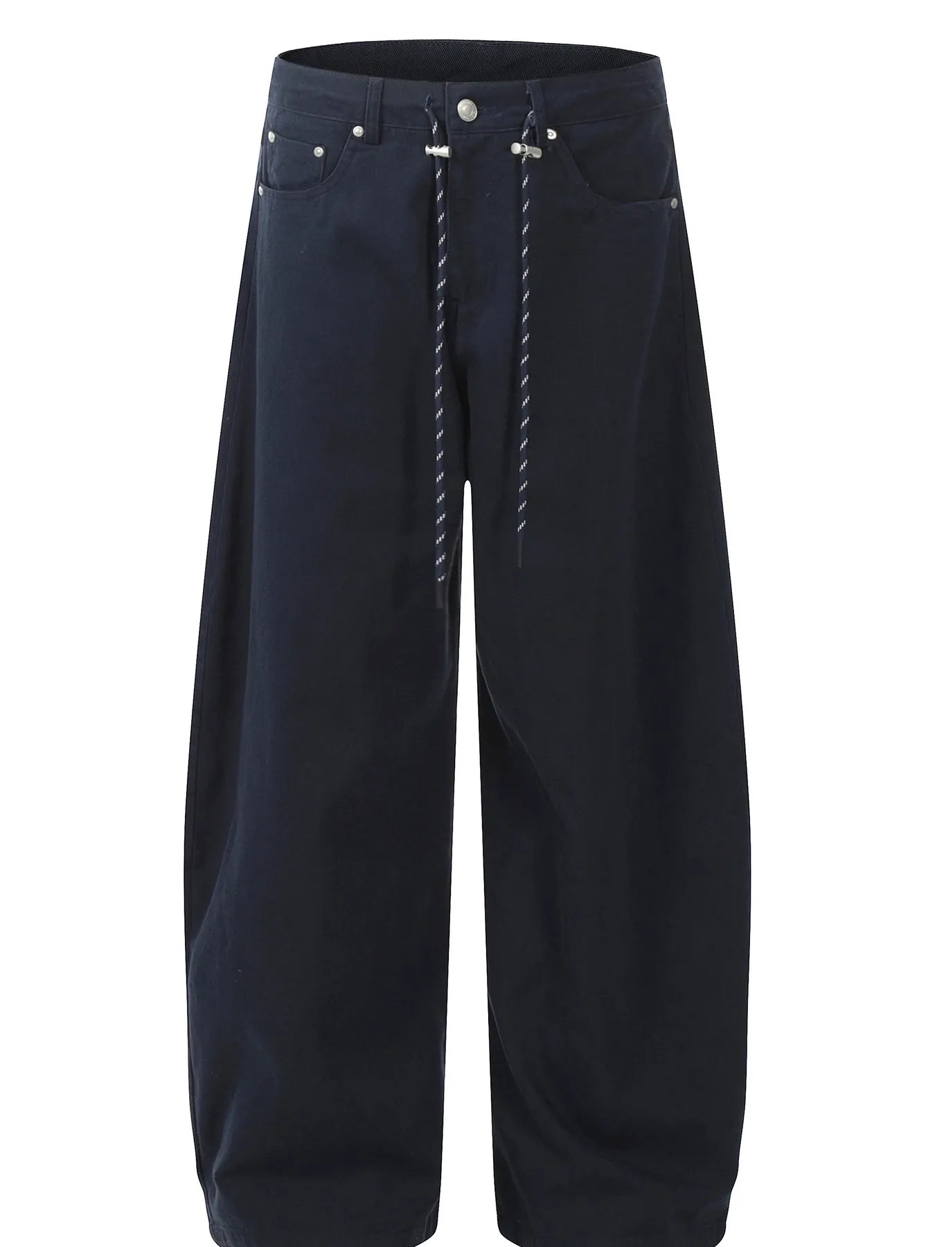 Men's Wide Leg Drawstring Cargo Pants - Velora Luxury Fashion