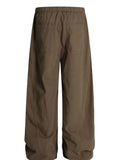 Men's Wide Leg Drawstring Elastic Waist Pants - Velora Luxury Fashion
