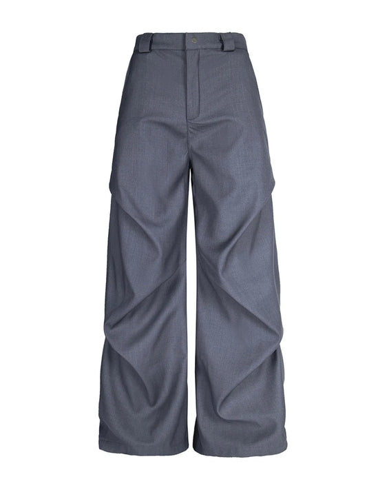 Men's Wide Leg High Waist Pants - Velora