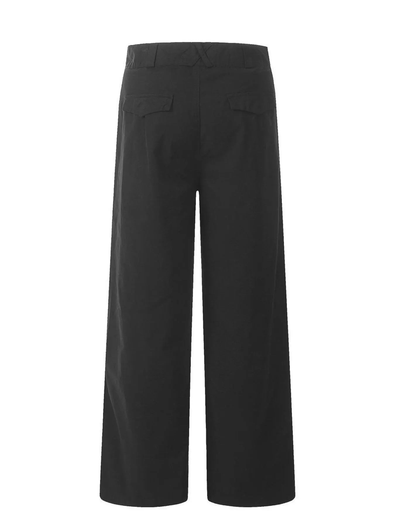 Men's ’Wide Leg High Waist Pants - Velora Luxury Fashion
