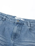 Men's Wide Leg High Waist Relaxed Fit Jeans - Velora Luxury Fashion