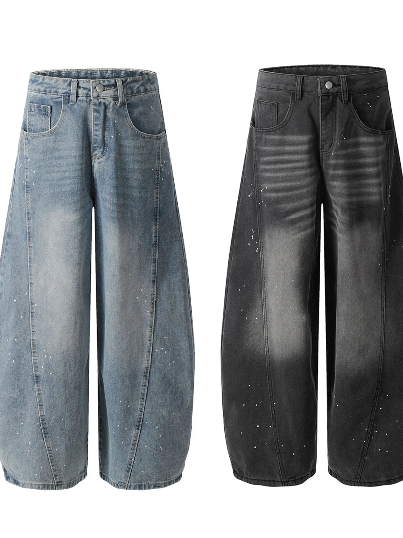 Men's Wide Leg Jeans - Velora Luxury Fashion