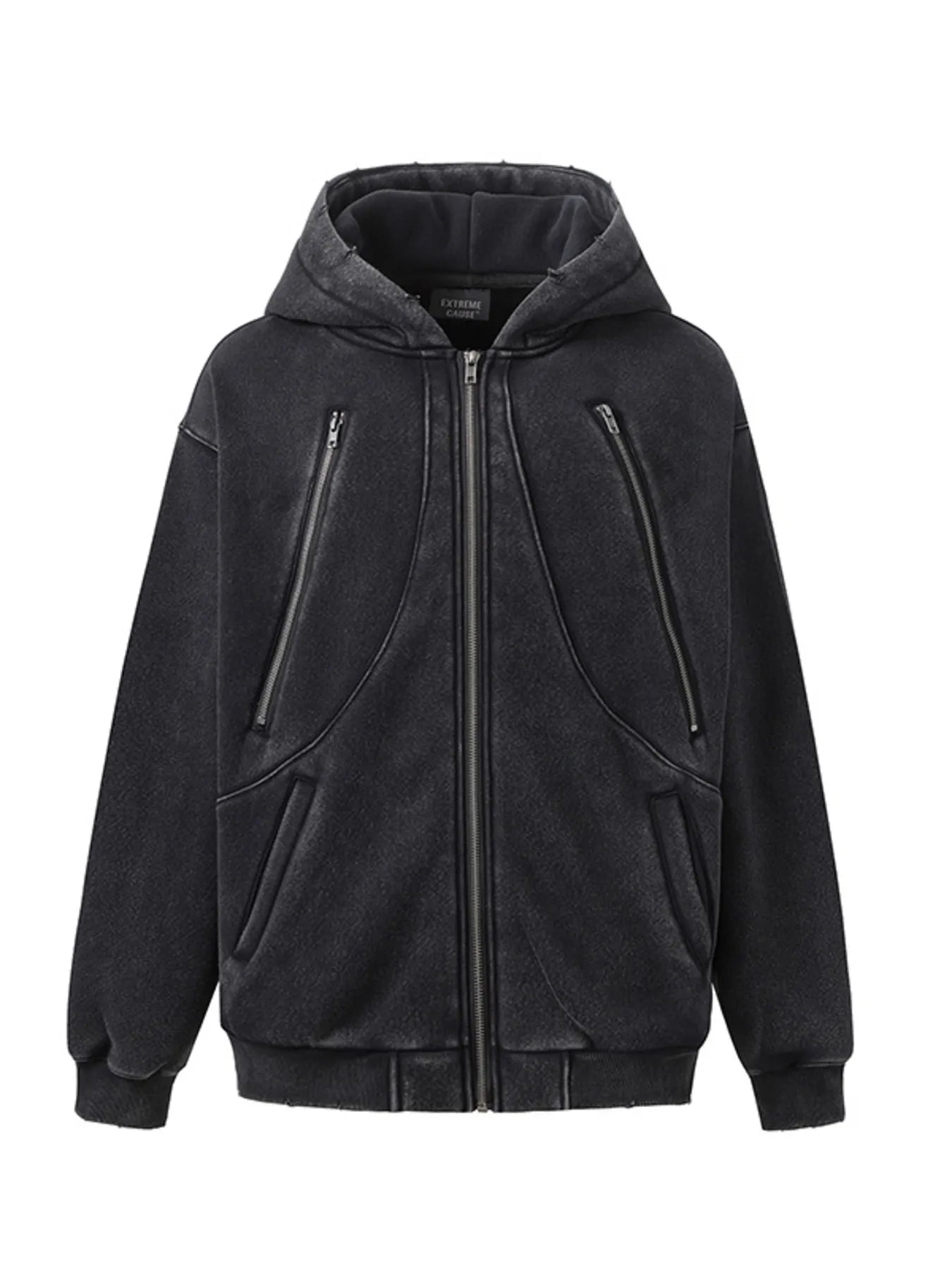 Men's Zip Up Long Sleeve Hoodie - Velora Luxury Fashion