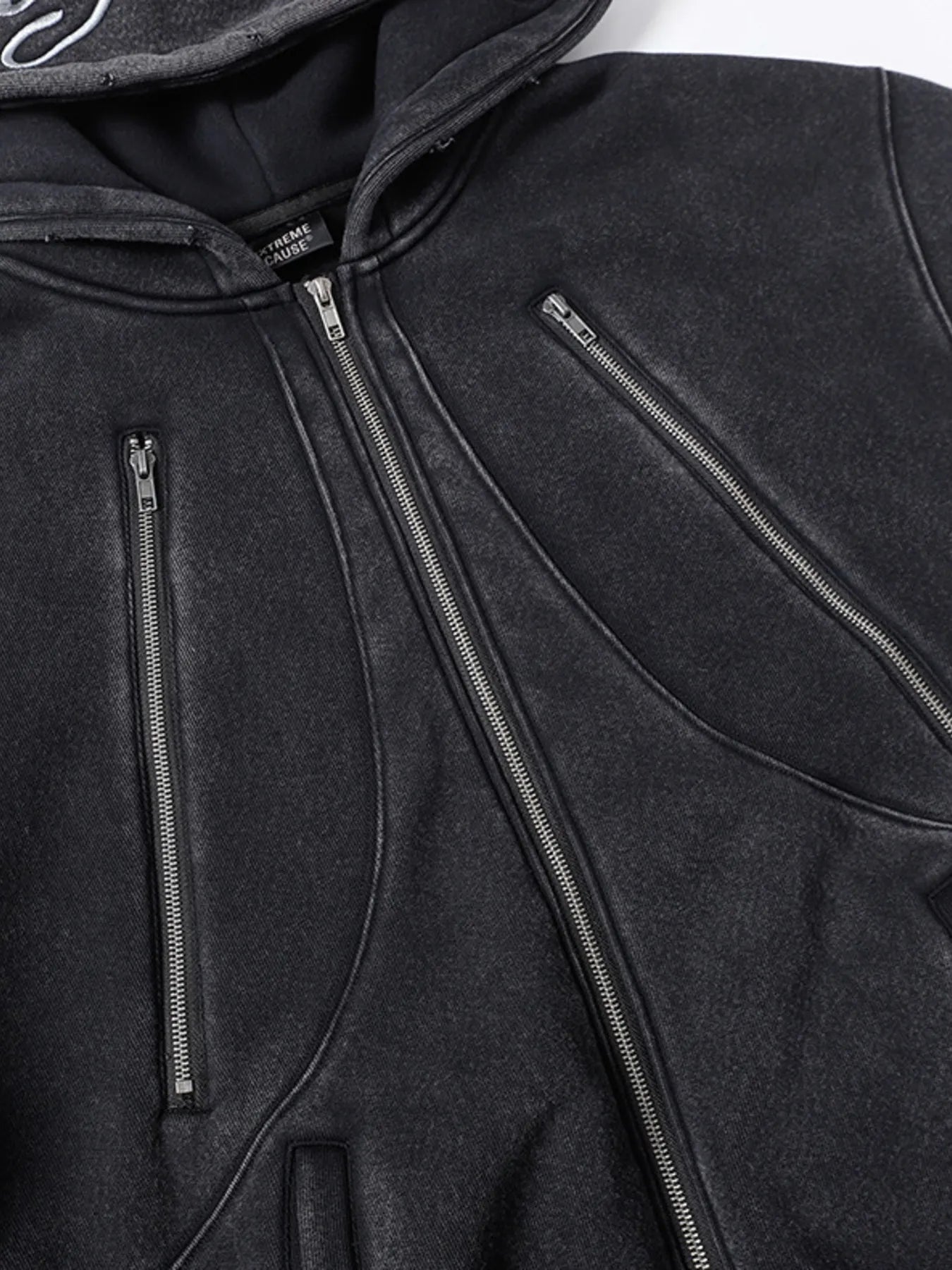Men's Zip Up Long Sleeve Hoodie - Velora Luxury Fashion
